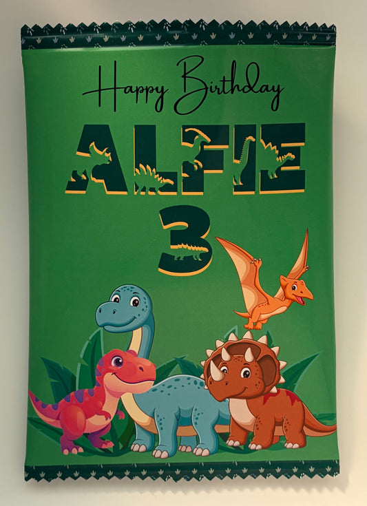 Dinosaur Theme Chip Bag
