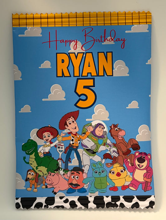 Toy Story Themed Chip Bag
