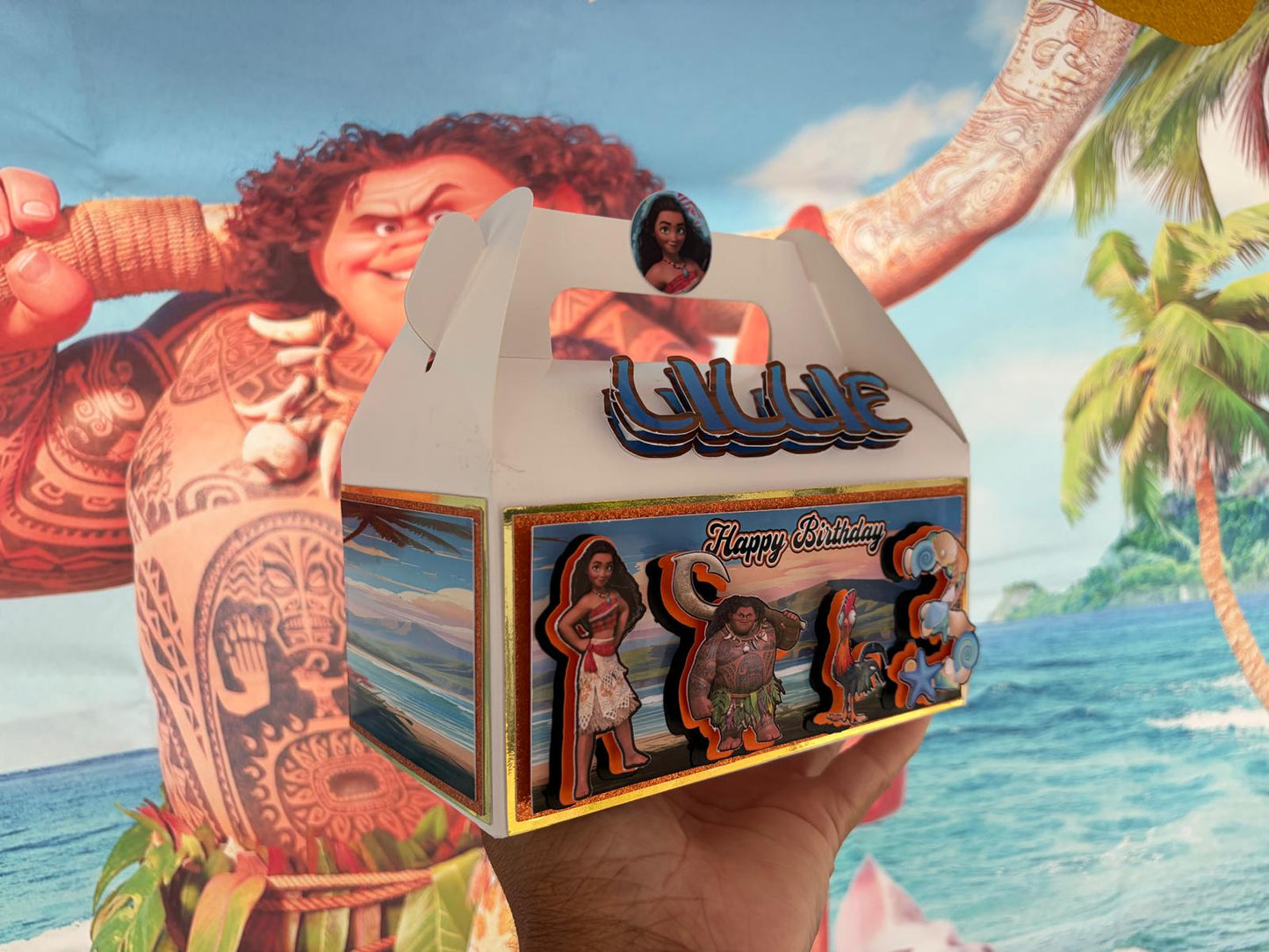 Moana Themed Gable Box