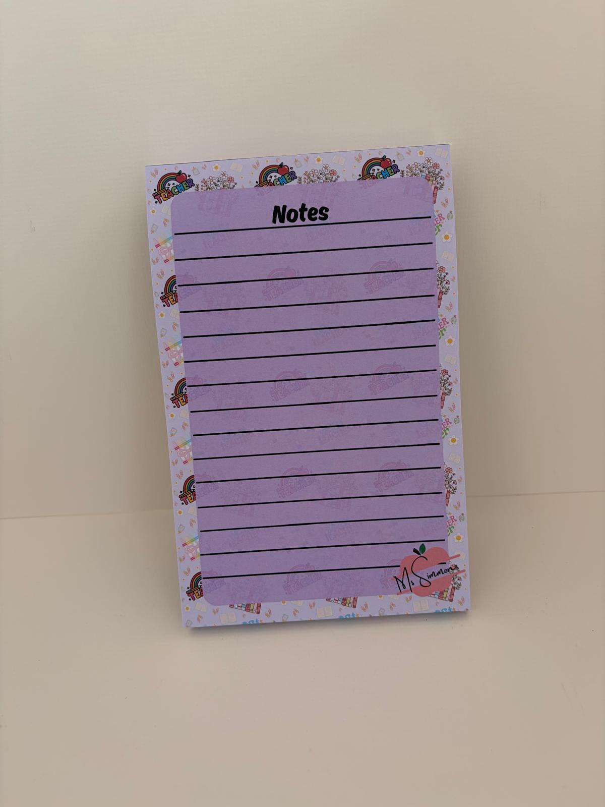 Best Teacher Notepad