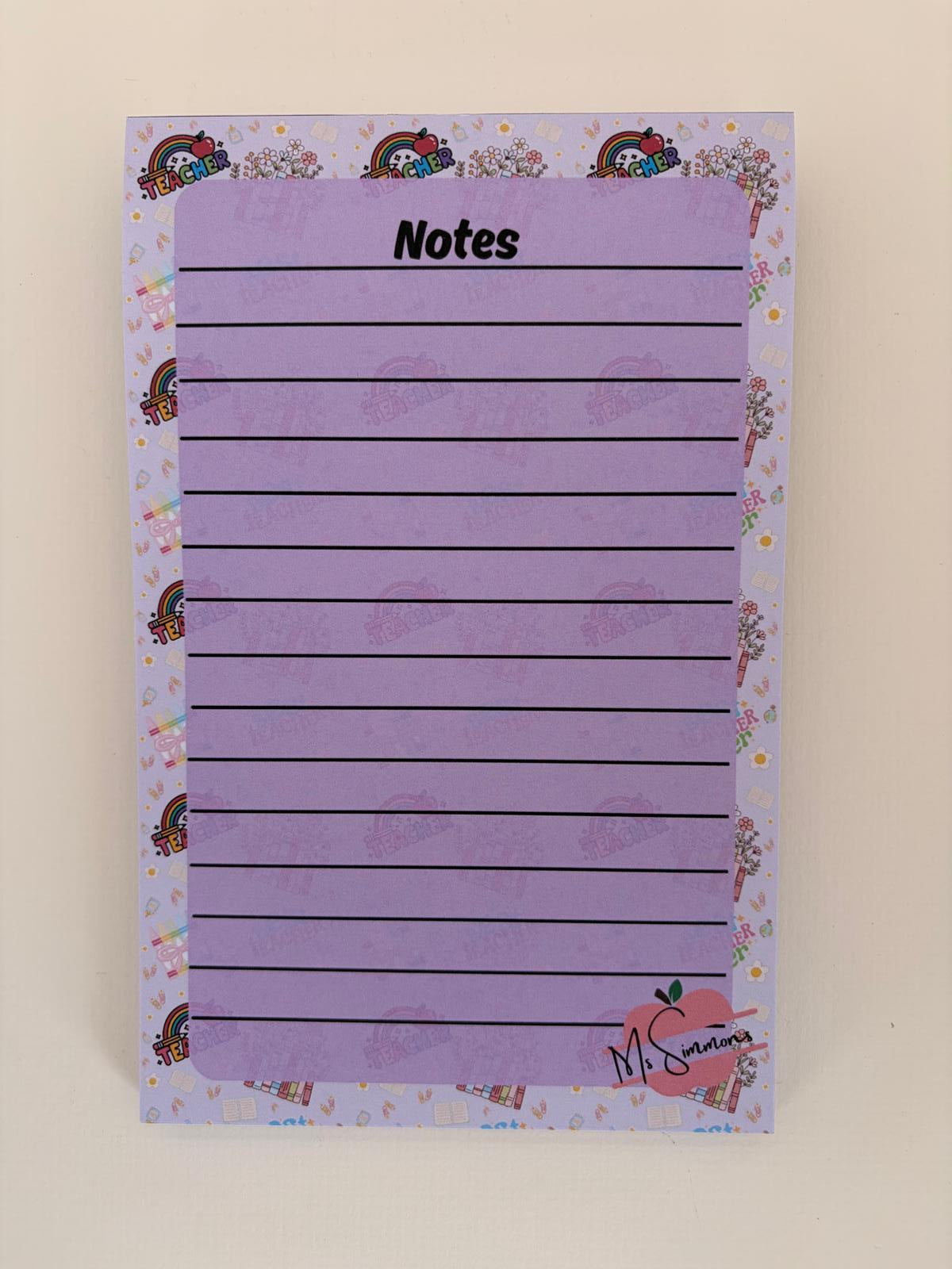 Best Teacher Notepad